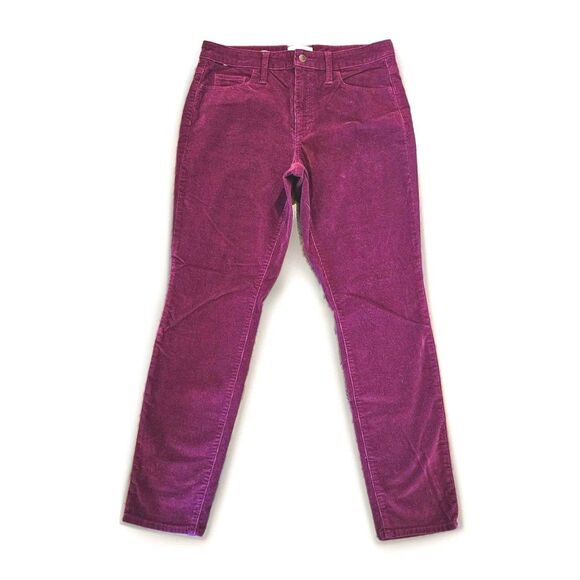 universal thread Size 8/29R corduroy High Rise Skinny Maroon pants - Picture 1 of 7